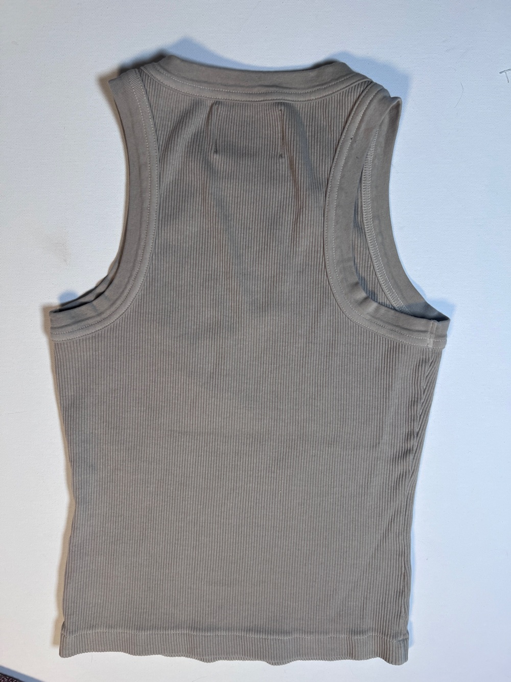 Citizens of Humanity Isabel Rib Tank Top beige Small Sandal - Picture 3 of 6